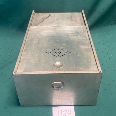 Vintage Metal Bread Box