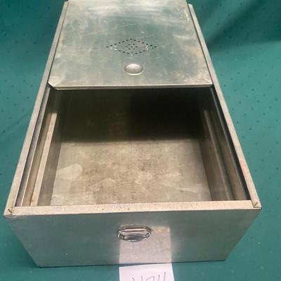 Vintage Metal Bread Box