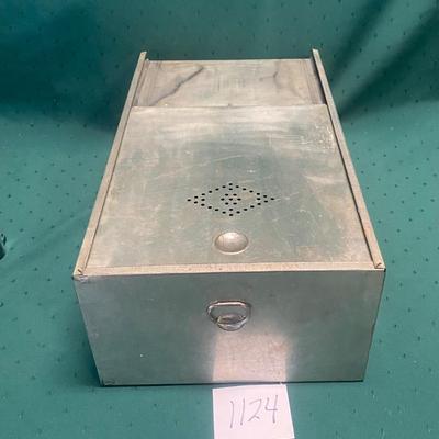 Vintage Metal Bread Box
