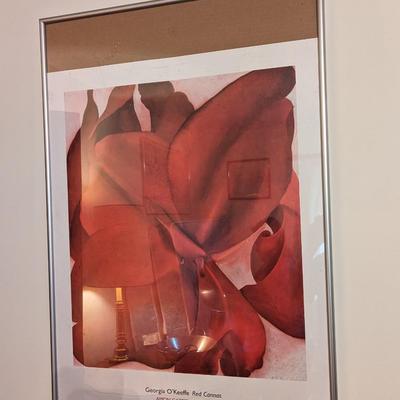 Georgia O'Keeffe Poster Red Cannas