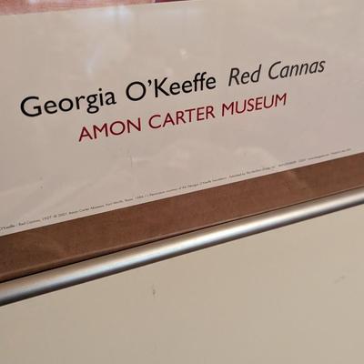 Georgia O'Keeffe Poster Red Cannas