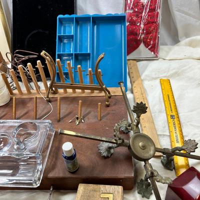 Handmade jewelry show displays, vintage collectibles