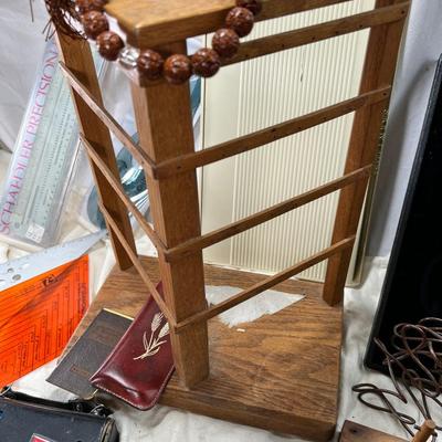 Handmade jewelry show displays, vintage collectibles
