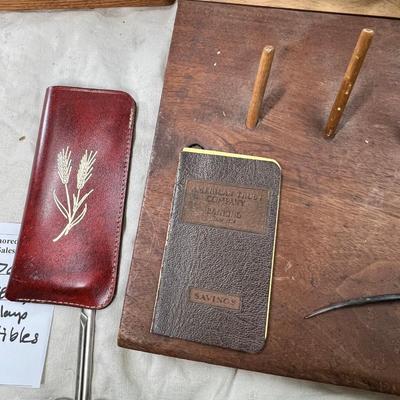 Handmade jewelry show displays, vintage collectibles