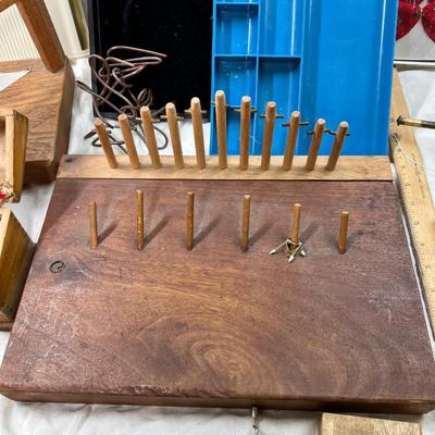 Handmade jewelry show displays, vintage collectibles