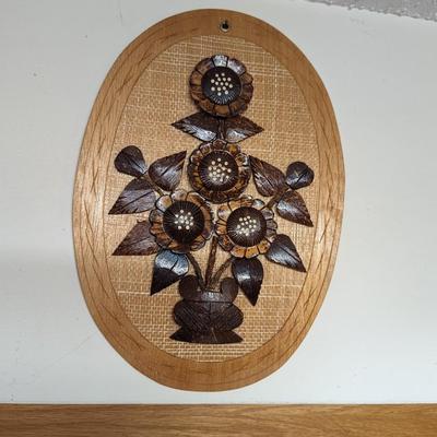 3 - Coconut Bahamas Woven Wall Plaques