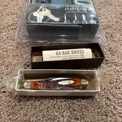 NEW GERBER KEYCHAIN TOOL & KA-BAR POCKET KNIFE