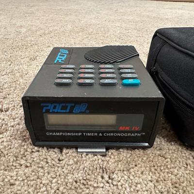 PACT CHAMPIONSHIP CHRONOGRAPH AND SHOT TIMER PLUS STONEY POINT SHOOTING BAG
