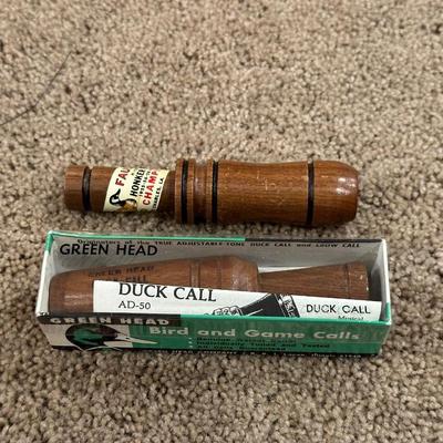 FAULK'S HONKER CALL AND GREEN HEAD DUCK CALL