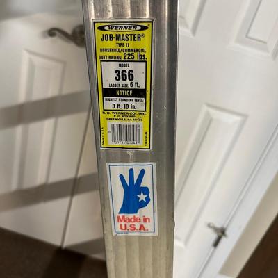 WERNER JOB-MASTER 6' ALUMINUM LADDER