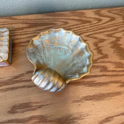 BLUE AND GOLD STANGL POTTERY