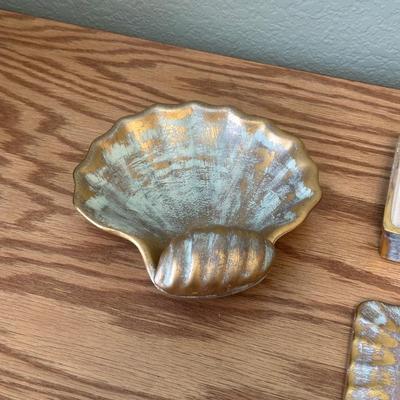 BLUE AND GOLD STANGL POTTERY