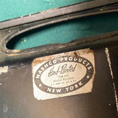 Vintage Large Hand Painted Tray