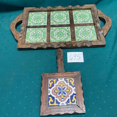 Vintage Mexican Tray And More