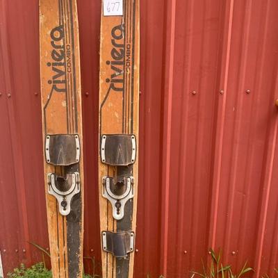 Vintage Rivera Water Skis