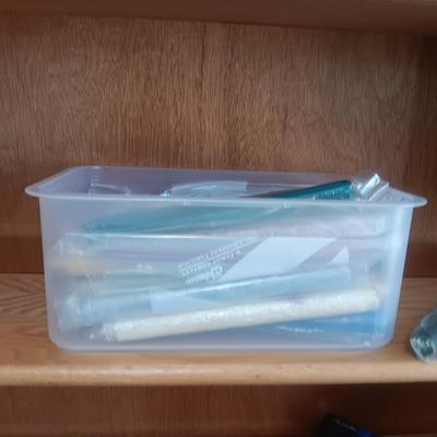 AN ASSORTMENT OF TAPERED CANDLES