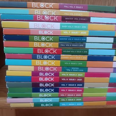 MANY BLOCK IDEA BOOKS AND QUILTS FROM 100 BLOCKS