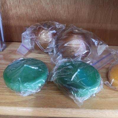 REALISTIC APPLE CANDLES AS WELL AS VARIOUS OTHER CANDLES