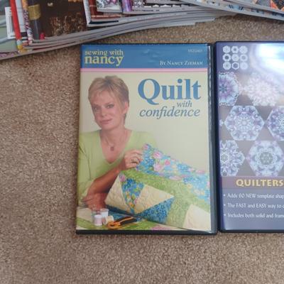 QUILTING & CRAFTS ON DVD, AQ MAGAZINES, ELECTRIC DUSTER AND MORE