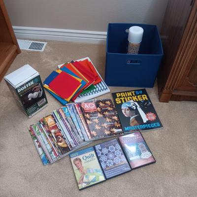 QUILTING & CRAFTS ON DVD, AQ MAGAZINES, ELECTRIC DUSTER AND MORE
