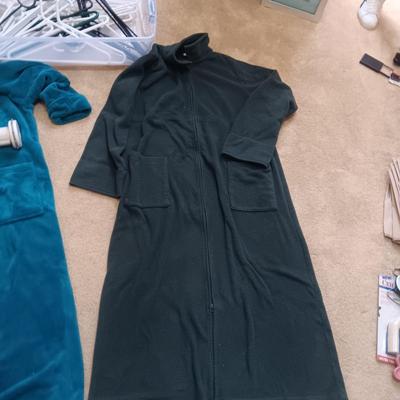 LL BEAN & ALEXANDRIA BATHROBES (XL) HANGERS, FOOT MASSAGE AND PILLOWCASES