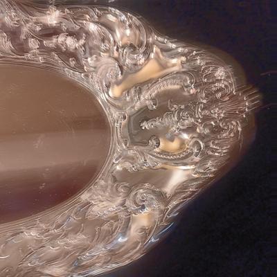 2 SILVER PLATED RELISH DISHES AND COMPOTE