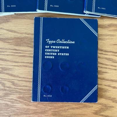 VARIOUS COIN COLLECTING BOOKS