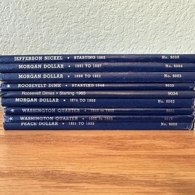 VARIOUS COIN COLLECTING BOOKS