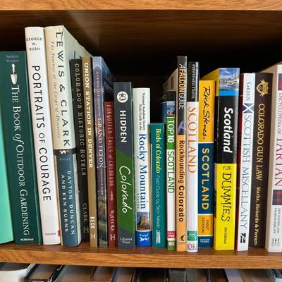 A VARIETY OF MOSTLY NON FICTION BOOKS