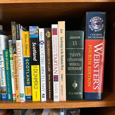 A VARIETY OF MOSTLY NON FICTION BOOKS