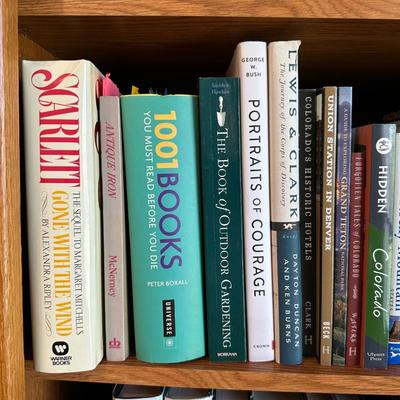 A VARIETY OF MOSTLY NON FICTION BOOKS
