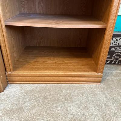 SOLID WOOD NARROW BOOKCASE