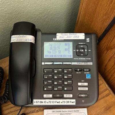 PAPER CUTTER, DESK ORGANIZER W/LAMP, LANDLINES AND MORE