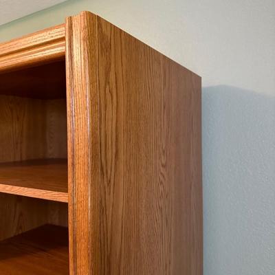SOLID WOOD NARROW BOOK CASE