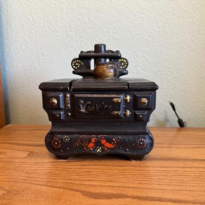 McCoy WOOD BURNING STOVE COOKIE JAR
