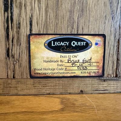 LEGACY QUEST HANDMADE FOR NRA BAROMETER & HORSESHOE COWBOY