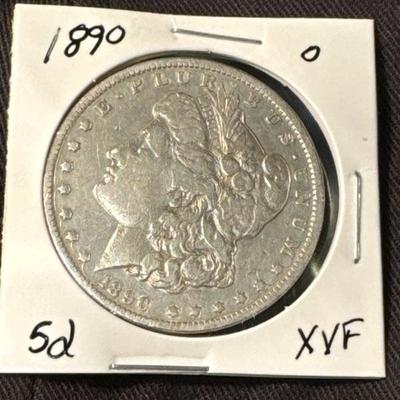 1890 O MORGAN U S 1$ VF