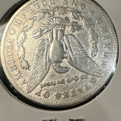 1890 S MORGAN U S 1$ silver XVF