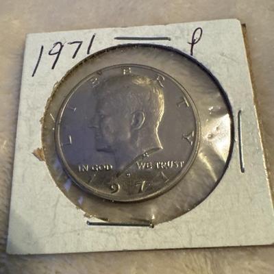 1971 P KENNEDY HALF XVF