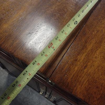 Century Furniture Company Mahogany Finish Bar Buffet with Brass Fixtures
