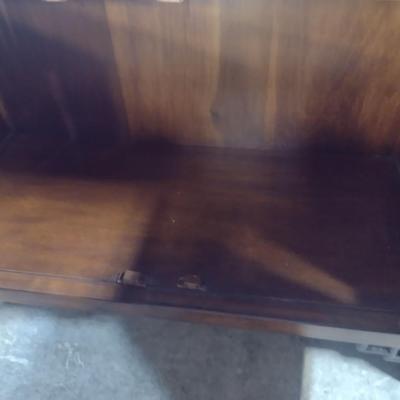 Century Furniture Company Mahogany Finish Bar Buffet with Brass Fixtures