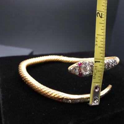Heavy Snake Bangle Bracelet