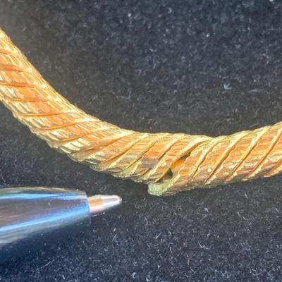 Heavy Snake Bangle Bracelet
