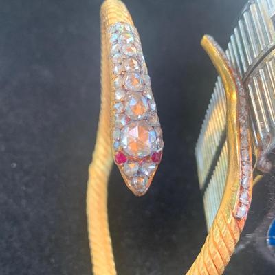 Heavy Snake Bangle Bracelet