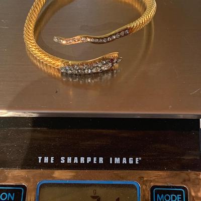 Heavy Snake Bangle Bracelet
