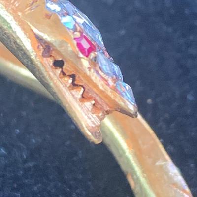 Heavy Snake Bangle Bracelet