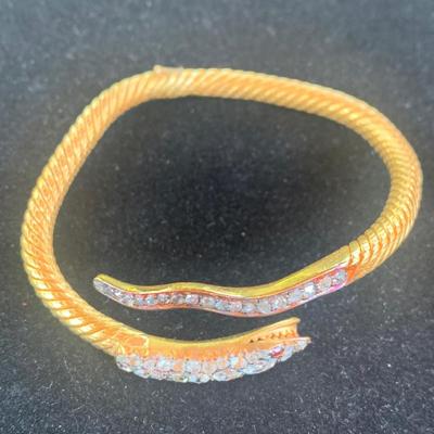 Heavy Snake Bangle Bracelet