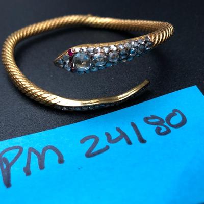 Heavy Snake Bangle Bracelet