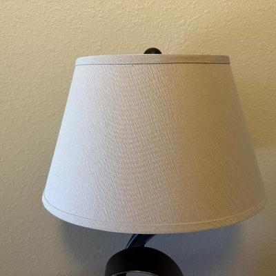 CONTEMPORARY IRON ARCHED LAMP