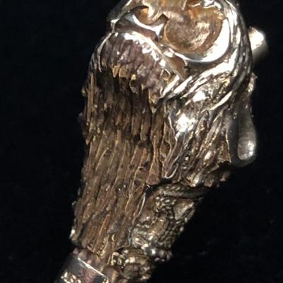 18k Yellow Gold Lions Head Bangle Bracelet Made in Greece